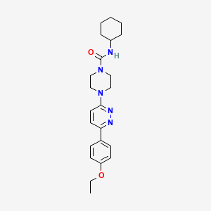 N-cyclohexyl-4-(6-(4-ethoxyphenyl)pyridazin-3-yl)piperazine-1-carboxamide