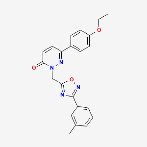 6-(4-ethoxyphenyl)-2-((3-(m-tolyl)-1,2,4-oxadiazol-5-yl)methyl)pyridazin-3(2H)-one