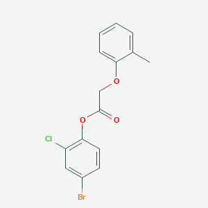 4-Bromo-2-chlorophenyl (2-methylphenoxy)acetate
