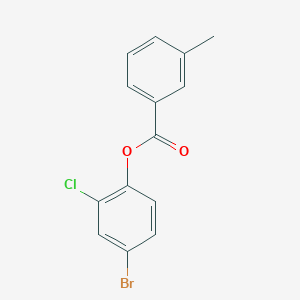 4-Bromo-2-chlorophenyl 3-methylbenzoate