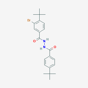 3-bromo-4-tert-butyl-N'-(4-tert-butylbenzoyl)benzohydrazide