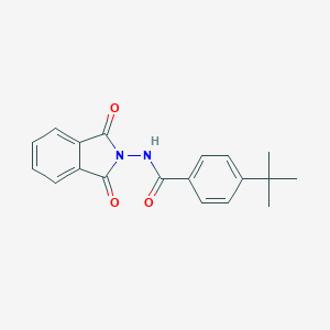 molecular formula C19H18N2O3 B320588 4-tert-butyl-N-(1,3-dioxo-1,3-dihydro-2H-isoindol-2-yl)benzamide 