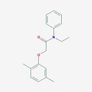molecular formula C18H21NO2 B320602 2-(2,5-dimethylphenoxy)-N-ethyl-N-phenylacetamide 