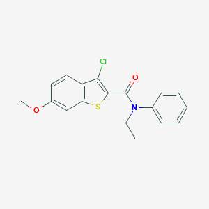 3-chloro-N-ethyl-6-methoxy-N-phenyl-1-benzothiophene-2-carboxamide