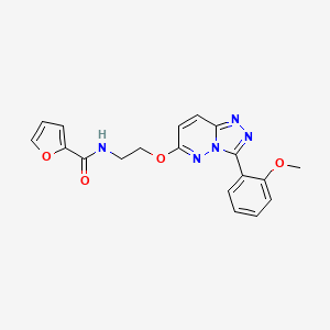 molecular formula C19H17N5O4 B3206048 N-(2-((3-(2-methoxyphenyl)-[1,2,4]triazolo[4,3-b]pyridazin-6-yl)oxy)ethyl)furan-2-carboxamide CAS No. 1040662-66-5