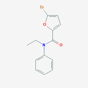 molecular formula C13H12BrNO2 B320609 5-bromo-N-ethyl-N-phenylfuran-2-carboxamide 