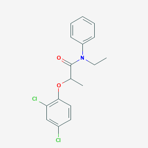 molecular formula C17H17Cl2NO2 B320610 2-(2,4-dichlorophenoxy)-N-ethyl-N-phenylpropanamide 