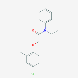 molecular formula C17H18ClNO2 B320611 2-(4-chloro-2-methylphenoxy)-N-ethyl-N-phenylacetamide 