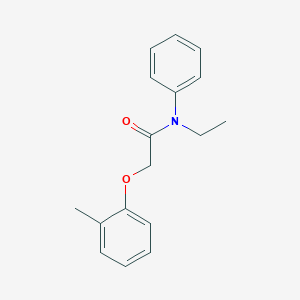 molecular formula C17H19NO2 B320613 N-ethyl-2-(2-methylphenoxy)-N-phenylacetamide 