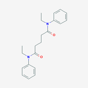 molecular formula C21H26N2O2 B320617 N,N'-diethyl-N,N'-diphenylpentanediamide 