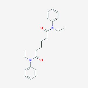 molecular formula C22H28N2O2 B320618 N,N'-diethyl-N,N'-diphenylhexanediamide 