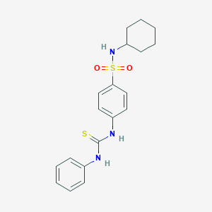 4-[(anilinocarbothioyl)amino]-N-cyclohexylbenzenesulfonamide