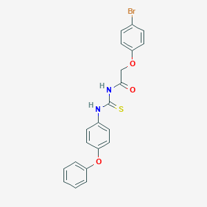 2-(4-bromophenoxy)-N-[(4-phenoxyphenyl)carbamothioyl]acetamide