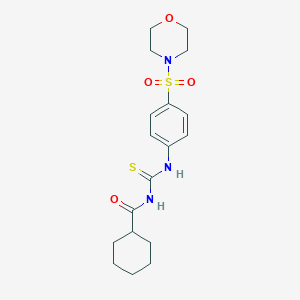 N-(cyclohexylcarbonyl)-N'-[4-(4-morpholinylsulfonyl)phenyl]thiourea