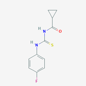 N-[(4-fluorophenyl)carbamothioyl]cyclopropanecarboxamide