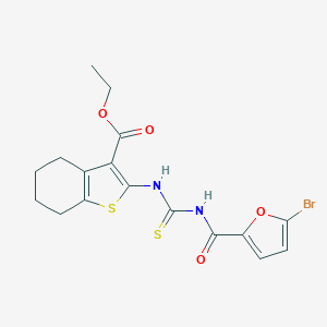 Ethyl 2-({[(5-bromo-2-furoyl)amino]carbothioyl}amino)-4,5,6,7-tetrahydro-1-benzothiophene-3-carboxylate