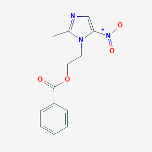 molecular formula C13H13N3O4 B032070 Metronidazole benzoate CAS No. 13182-89-3