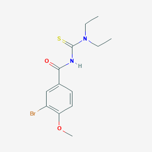 3-bromo-N-(diethylcarbamothioyl)-4-methoxybenzamide