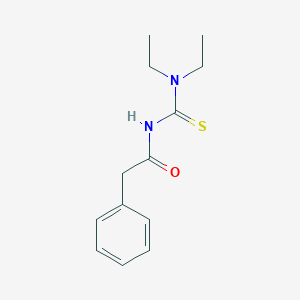 molecular formula C13H18N2OS B320709 N-(diethylcarbamothioyl)-2-phenylacetamide 