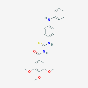 N-(4-anilinophenyl)-N'-(3,4,5-trimethoxybenzoyl)thiourea