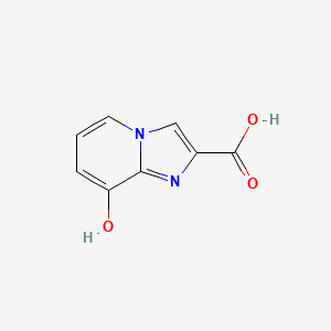 molecular formula C8H6N2O3 B3207368 8-羟基咪唑并[1,2-a]吡啶-2-羧酸 CAS No. 1041004-62-9