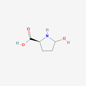 molecular formula C5H9NO3 B3207377 5-Hydroxyproline CAS No. 104111-00-4