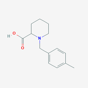 molecular formula C14H19NO2 B3207437 1-(4-Methylbenzyl)piperidine-2-carboxylic acid CAS No. 1041856-75-0