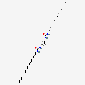 molecular formula C46H86N4O2 B3207457 Urea, N,N''-[1,3-phenylenebis(methylene)]bis[N'-octadecyl- CAS No. 104241-95-4