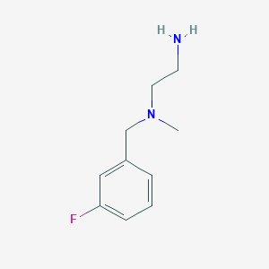 molecular formula C10H15FN2 B3207483 N*1*-(3-Fluoro-benzyl)-N*1*-methyl-ethane-1,2-diamine CAS No. 1042634-12-7