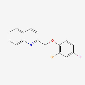 2-(2-Bromo-4-fluorophenoxymethyl)quinoline
