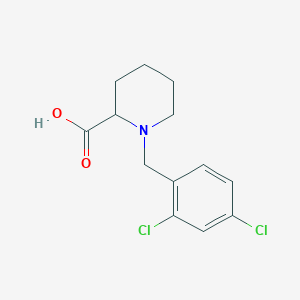 1-[(2,4-Dichlorophenyl)methyl]-2-piperidinecarboxylic acid