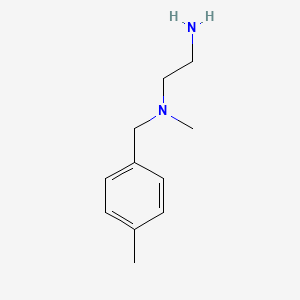 molecular formula C11H18N2 B3207513 N*1*-Methyl-N*1*-(4-methyl-benzyl)-ethane-1,2-diamine CAS No. 1042782-29-5