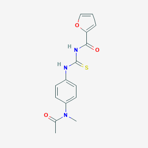 N-({4-[acetyl(methyl)amino]phenyl}carbamothioyl)furan-2-carboxamide