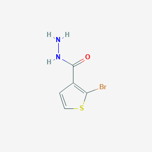 molecular formula C5H5BrN2OS B3207554 2-Bromothiophene-3-carbohydrazide CAS No. 1043593-59-4