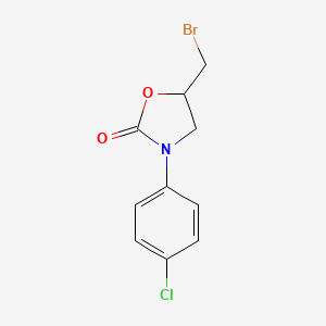 5-(Bromomethyl)-3-(4-chlorophenyl)-1,3-oxazolidin-2-one