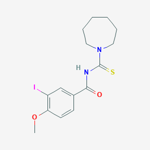 N-(1-azepanylcarbothioyl)-3-iodo-4-methoxybenzamide