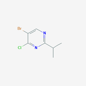 molecular formula C7H8BrClN2 B3207592 5-Bromo-4-chloro-2-isopropylpyrimidine CAS No. 1044767-89-6