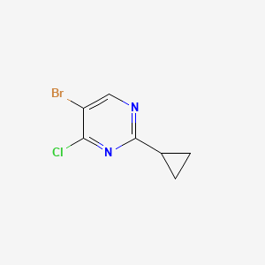 5-Bromo-4-chloro-2-cyclopropylpyrimidine