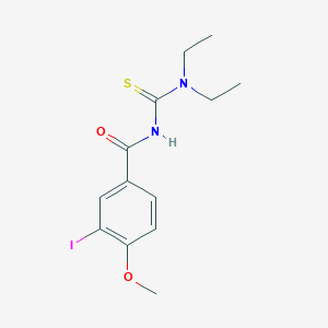molecular formula C13H17IN2O2S B320761 N-(diethylcarbamothioyl)-3-iodo-4-methoxybenzamide 
