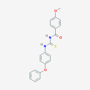 4-methoxy-N-[(4-phenoxyphenyl)carbamothioyl]benzamide