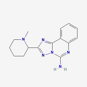 2-(1-Methylpiperidin-2-yl)-[1,2,4]triazolo[1,5-c]quinazolin-5-amine