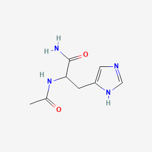 2-acetamido-3-(1H-imidazol-4-yl)propanamide