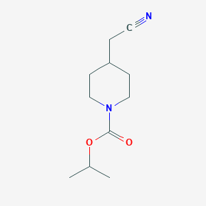 Isopropyl 4-(cyanomethyl)piperidine-1-carboxylate