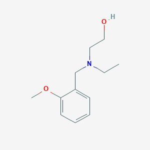 molecular formula C12H19NO2 B3207700 2-[Ethyl-(2-methoxy-benzyl)-amino]-ethanol CAS No. 104743-43-3