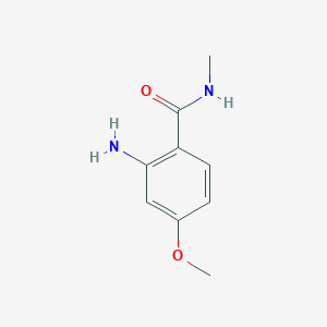 molecular formula C9H12N2O2 B3207714 2-Amino-4-methoxy-n-methylbenzamide CAS No. 104775-67-9