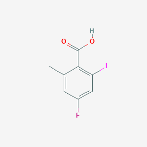 4-Fluoro-2-iodo-6-methylbenzoic acid