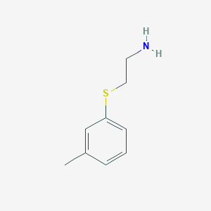 molecular formula C9H13NS B3207749 2-m-Tolylsulfanyl-ethylamine CAS No. 104863-93-6