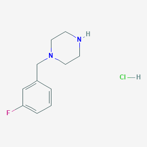 molecular formula C11H16ClFN2 B3207757 1-(3-氟苄基)-哌嗪盐酸盐 CAS No. 1048648-80-1