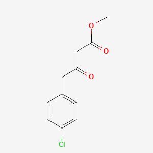 molecular formula C11H11ClO3 B3207776 Methyl 3-oxo-4-(4-chlorophenyl)butanoate CAS No. 1048916-89-7