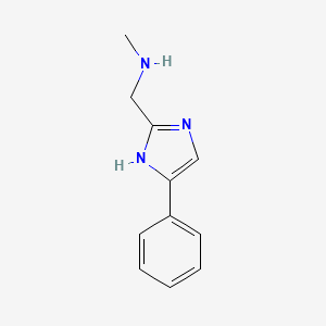 methyl[(4-phenyl-1H-imidazol-2-yl)methyl]amine